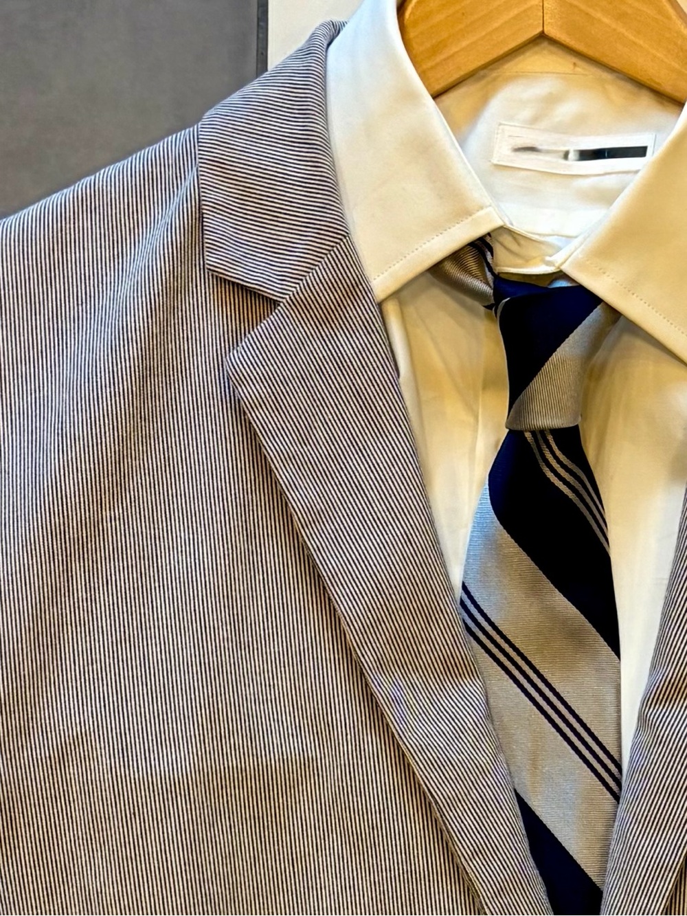 Selected Homme Cotton Sport Coat / Blazer with Tommy Hilfiger Tie